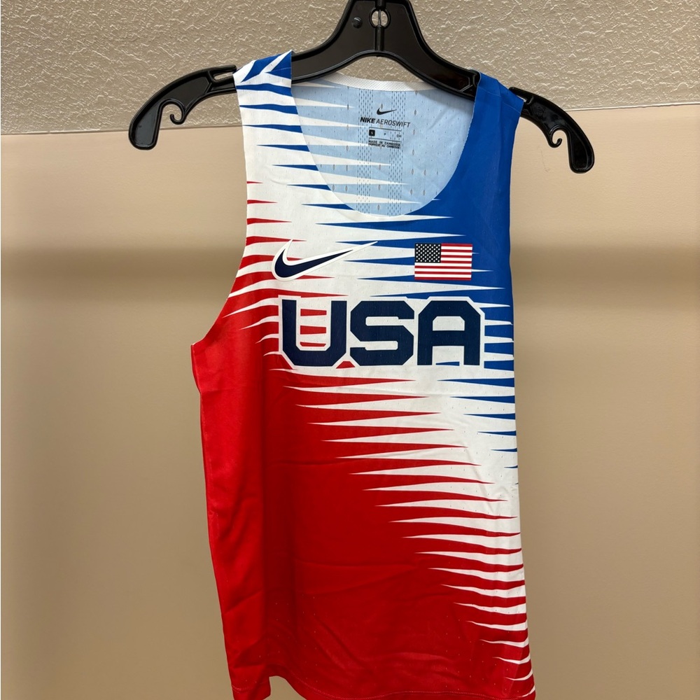 Nike Patriotic Red White Blue Tank Top